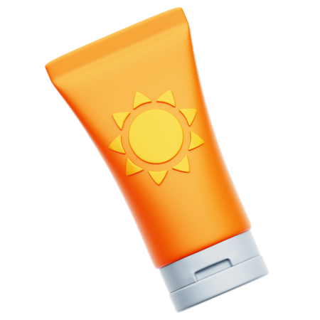 Sunscreen  3D Icon