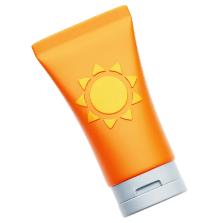 Sunscreen  3D Icon