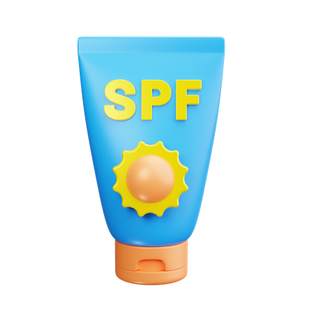 Sunscreen  3D Icon