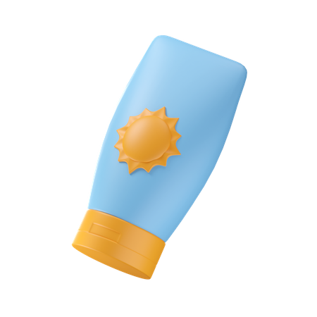 Sunscreen  3D Icon