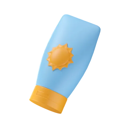 Sunscreen  3D Icon