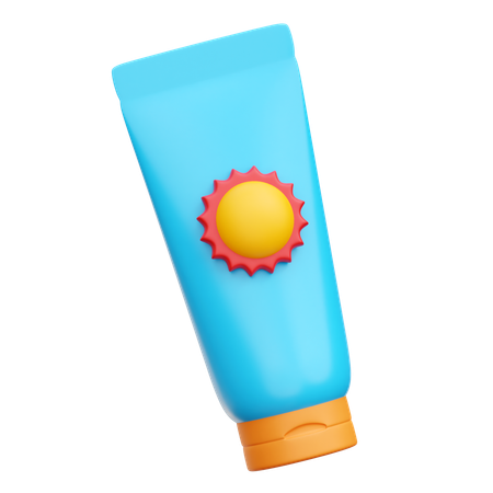 Sunscreen  3D Icon