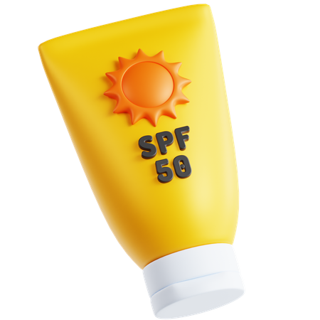 Sunscreen  3D Icon