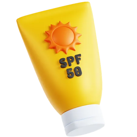 Sunscreen  3D Icon