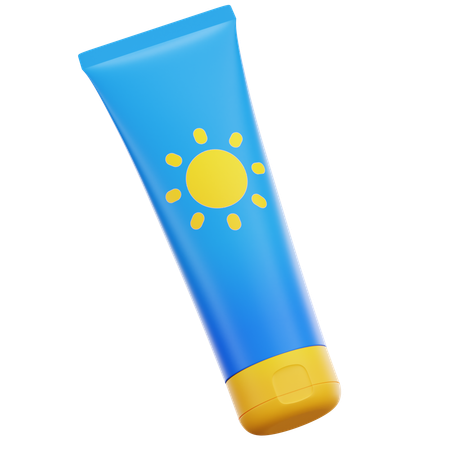 Sunscreen Lotion  3D Icon