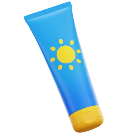 Sunscreen Lotion  3D Icon