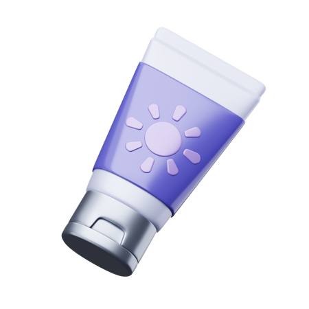 Sunscreen Lotion  3D Icon