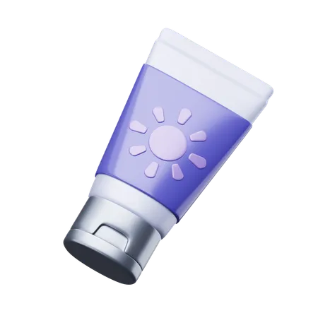 Sunscreen Lotion  3D Icon