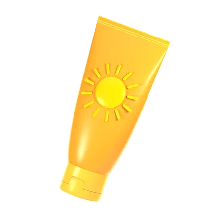 Sunscreen Lotion  3D Icon