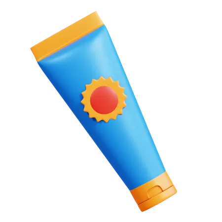 Sunscreen Lotion  3D Icon