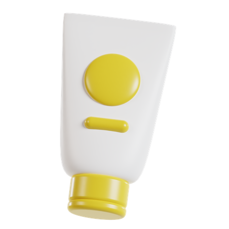 Sunscreen Lotion  3D Icon