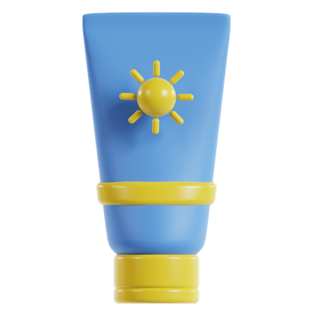 Sunscreen Lotion  3D Icon