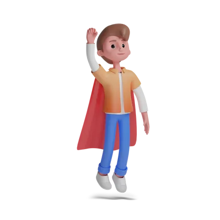 Super chico  3D Illustration