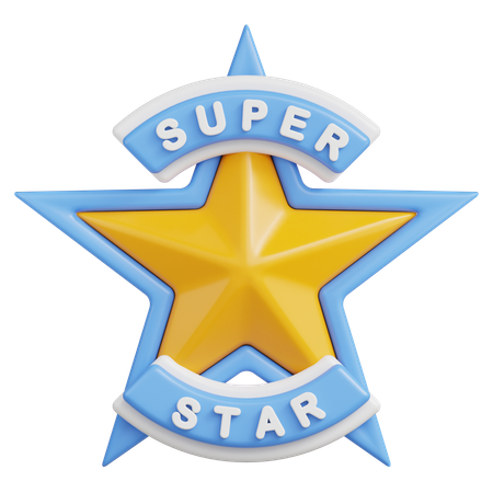 Super Star  3D Icon