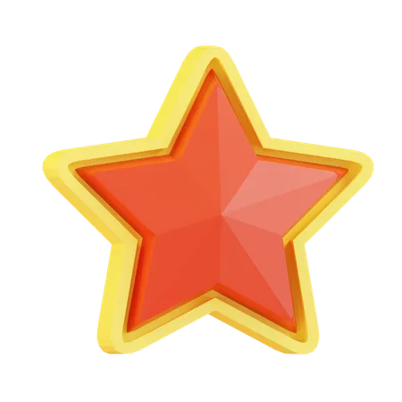 Super Star  3D Icon