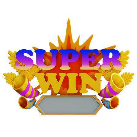 Super Win  3D Icon