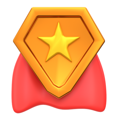 Superhero  3D Icon