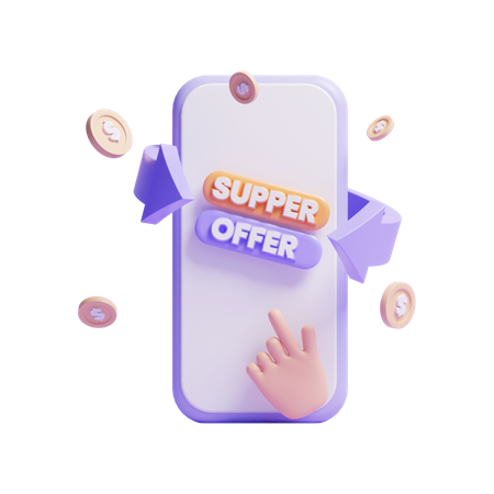 Supper Offer  3D Icon