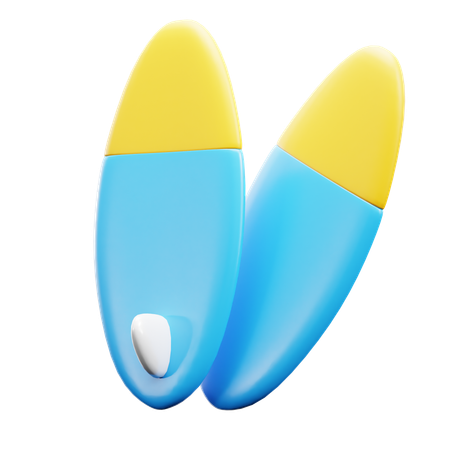 Surfing Board  3D Icon