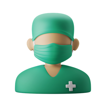 Surgeon  3D Illustration