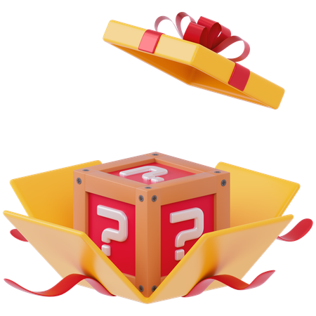 Surprise Box  3D Icon