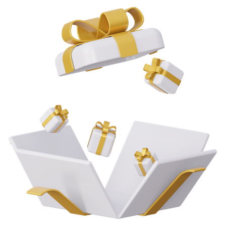 Surprise Gift Box  3D Icon