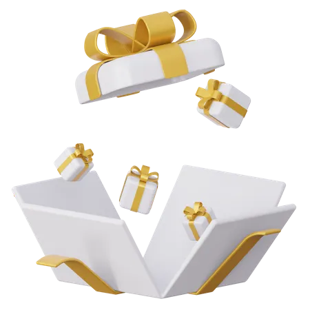 Surprise Gift Box  3D Icon