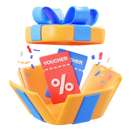 Surprise Voucher  3D Icon