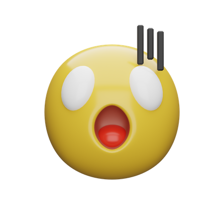 Surprised Emoji  3D Emoji