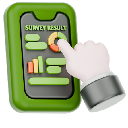 Survey Result  3D Icon