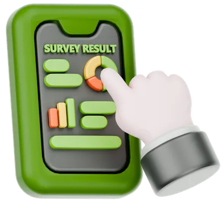 Survey Result  3D Icon