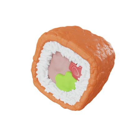 Sushi  3D Icon