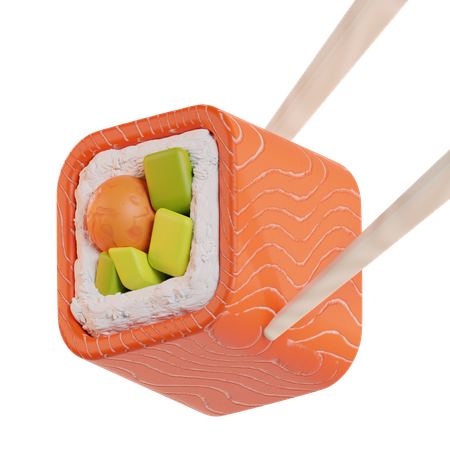 Sushi  3D Icon