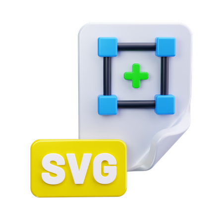 SVG-Dateiformat  3D Icon