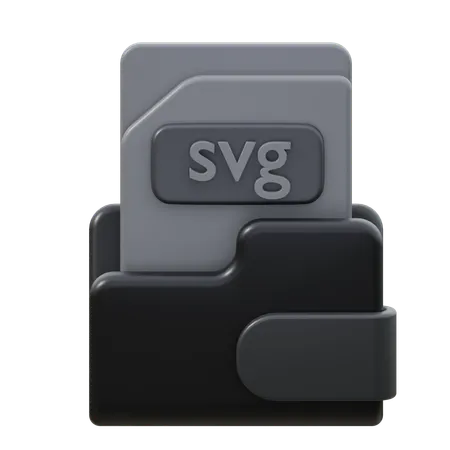 SVG File  3D Icon