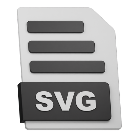 SVG File  3D Icon