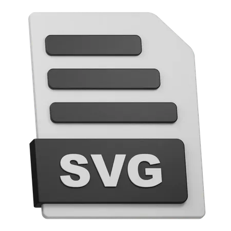 SVG File  3D Icon