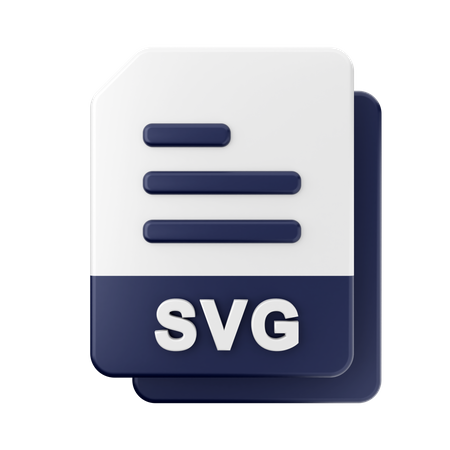 SVG File  3D Icon