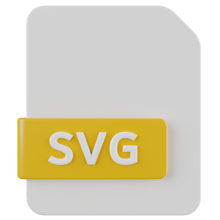 SVG File  3D Icon