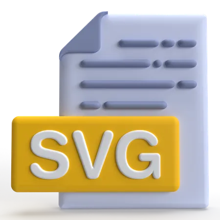 SVG File  3D Icon