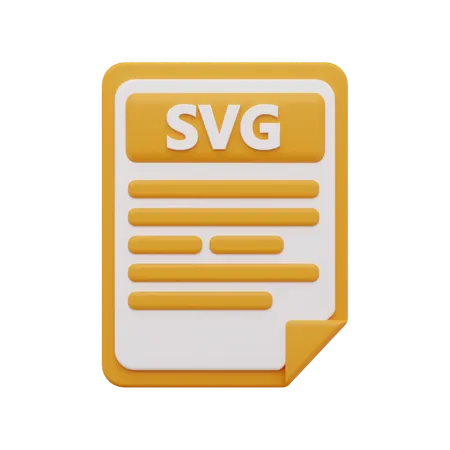 Svg file  3D Icon