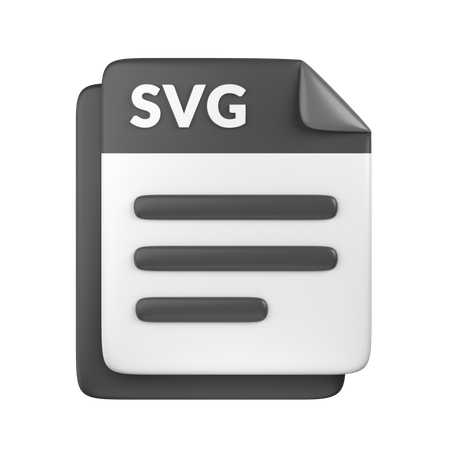 SVG File  3D Icon