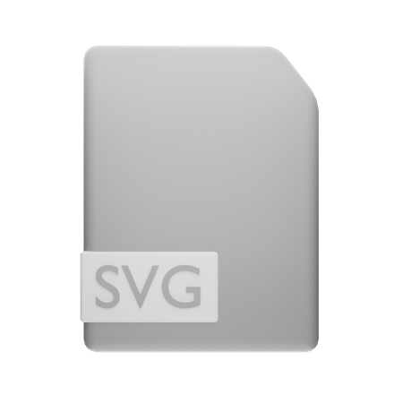 Svg Format  3D Icon