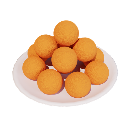 Sweet Potato Ball  3D Icon