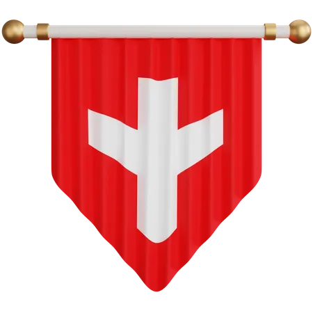 Switzerland Flag  3D Icon