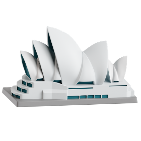 Sydney Opera House  3D Icon