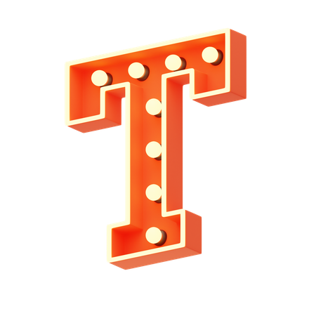 T  3D Icon