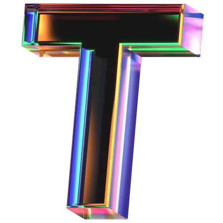 Lettre t  3D Icon