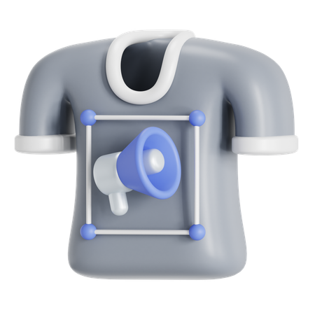 T Shirt Ads  3D Icon