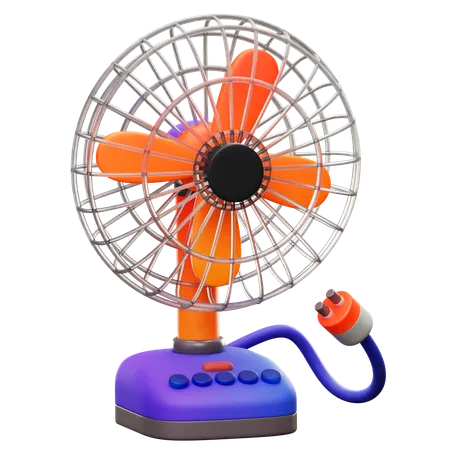 Table Fan  3D Icon